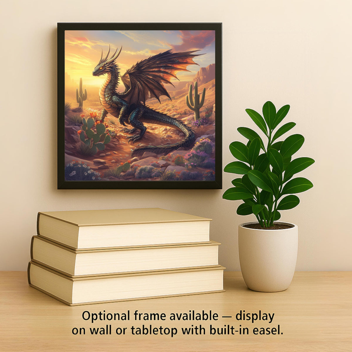 Dragon Wall Art Ceramic Tile Fantasy Decor Gift Dragon Lover Gift Mythical Art Celtic Dragon Tile