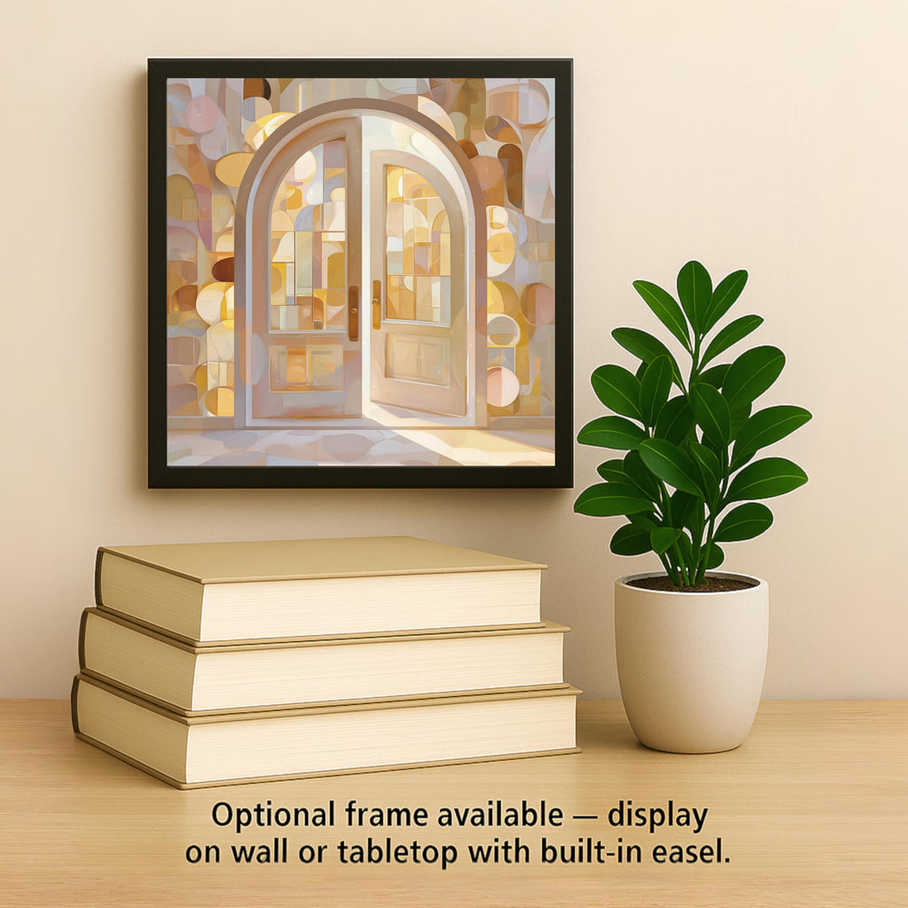 Open Doorway Wall Art Ceramic Tile New Beginnings Gift Spiritual Decor Housewarming Gift Hope Art Tile
