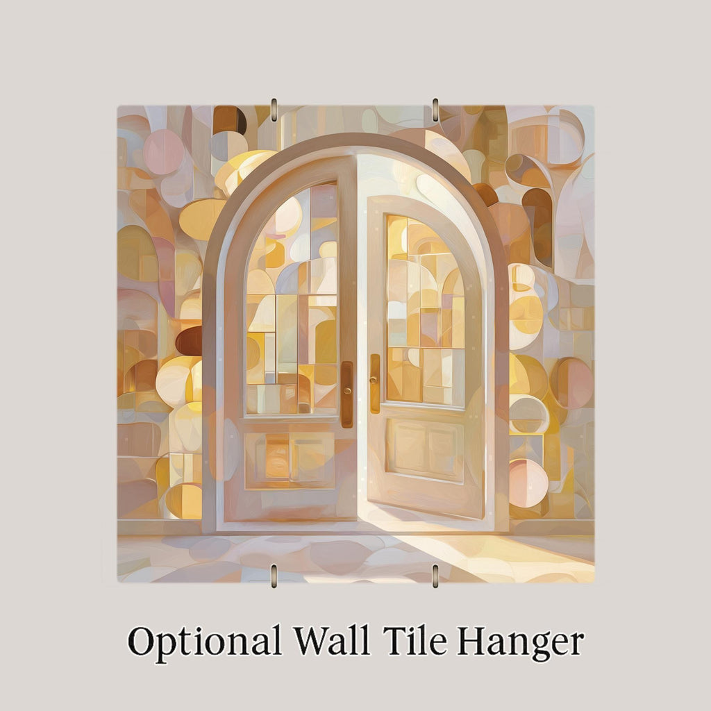 Open Doorway Wall Art Ceramic Tile New Beginnings Gift Spiritual Decor Housewarming Gift Hope Art Tile