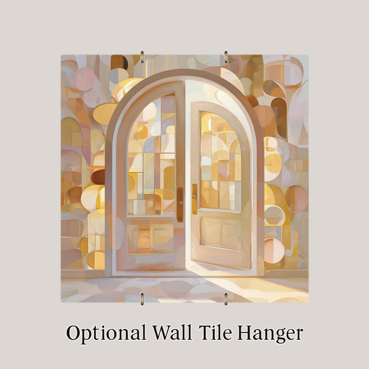 Open Doorway Wall Art Ceramic Tile New Beginnings Gift Spiritual Decor Housewarming Gift Hope Art Tile