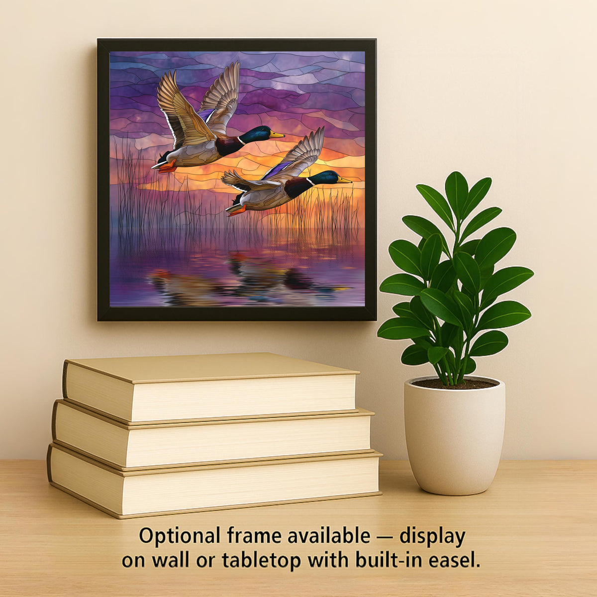 Mallard Duck Wall Art Ceramic Tile Duck Lover Gift Waterfowl Decor Wildlife Bird Tile