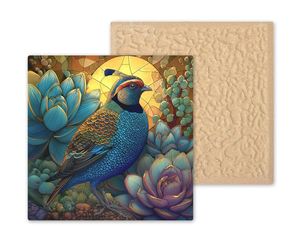 California Quail Wall Art Ceramic Tile Bird Lover Gift Birdwatcher Decor California Nature Wall Decor Quail Gift Accent Tile