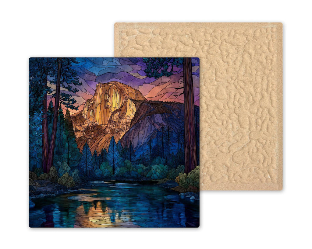 Yosemite Half Dome Wall Art Ceramic Tile California Gift National Park Decor Hiker Art Place Identity Nature Gift