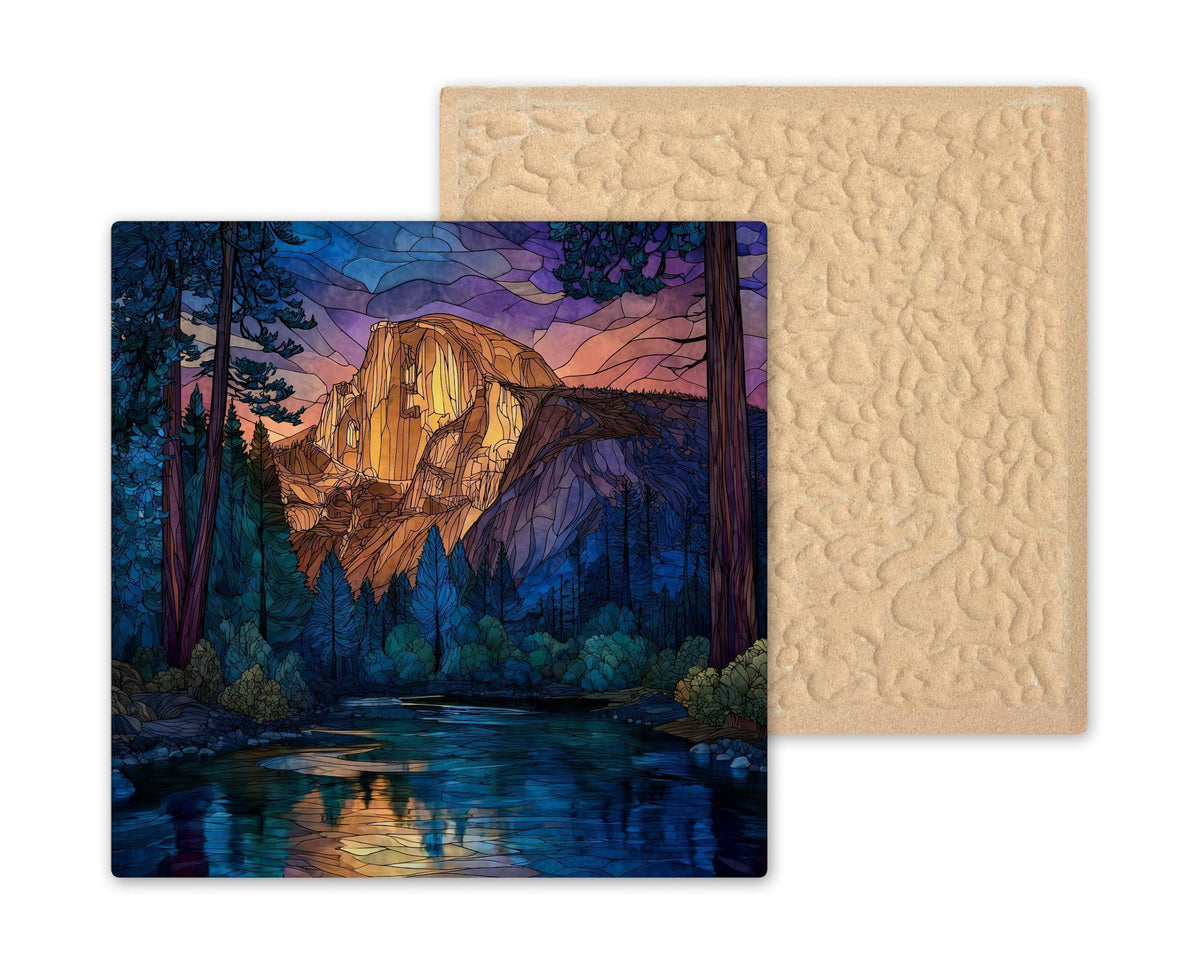 Yosemite Half Dome Wall Art Ceramic Tile California Gift National Park Decor Hiker Art Place Identity Nature Gift