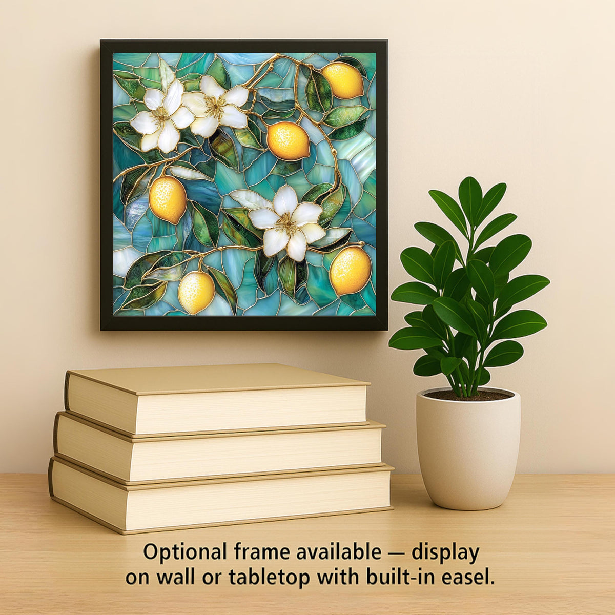 Lemon Ceramic Art Tile: Mediterranean Wall Decor Kitchen Accent Tuscan Home Decor Wall Art Citrus Italian Lemon Grove Mediterranean Art