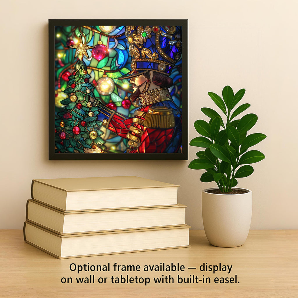 Nutcracker Soldier Wall Art Ceramic Tile Christmas Gift Holiday Decor Nutcracker Art Ballet Gift Tile