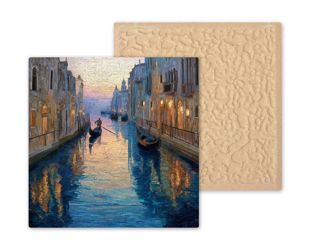 Venice Canal Ceramic Art Tile: Travel Decor City Art Place Identity Home Decor Wall Art