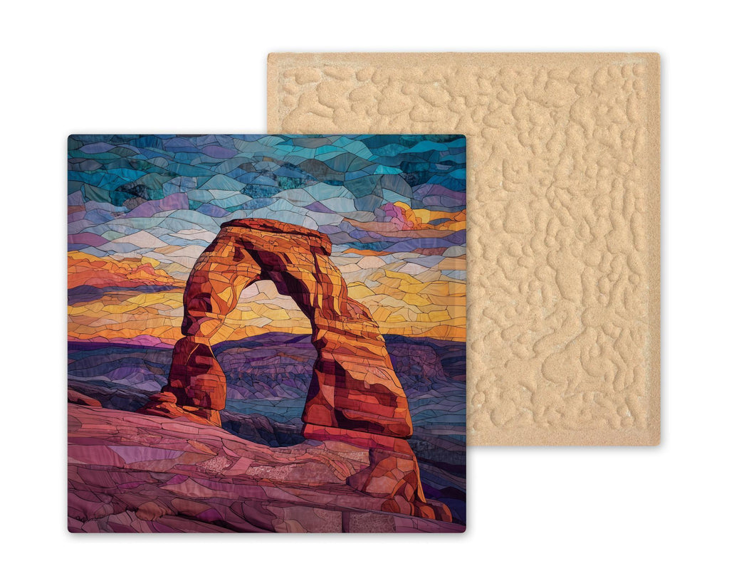 Delicate Arch Wall Art Ceramic Tile Utah Gift Arches National Park Decor Desert Art Southwest Gift Tile