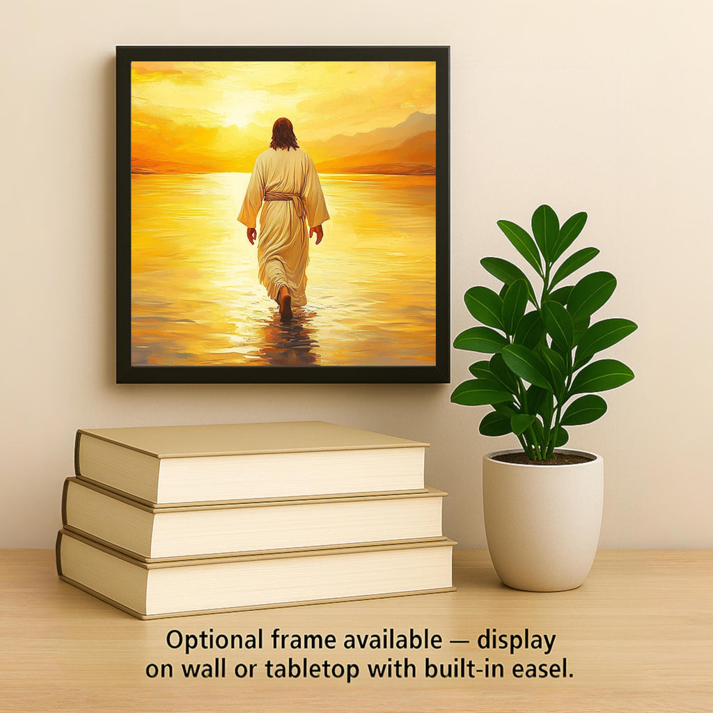 Bring inspiration into your home with our Jesus Walking on Water Ceramic Tile Art. Featuring vivid colors and moving symbolism, this piece makes a perfect gift for Easter, baptisms, or religious celebrations. Ideal for Christian decor, prayer rooms, or church displays.