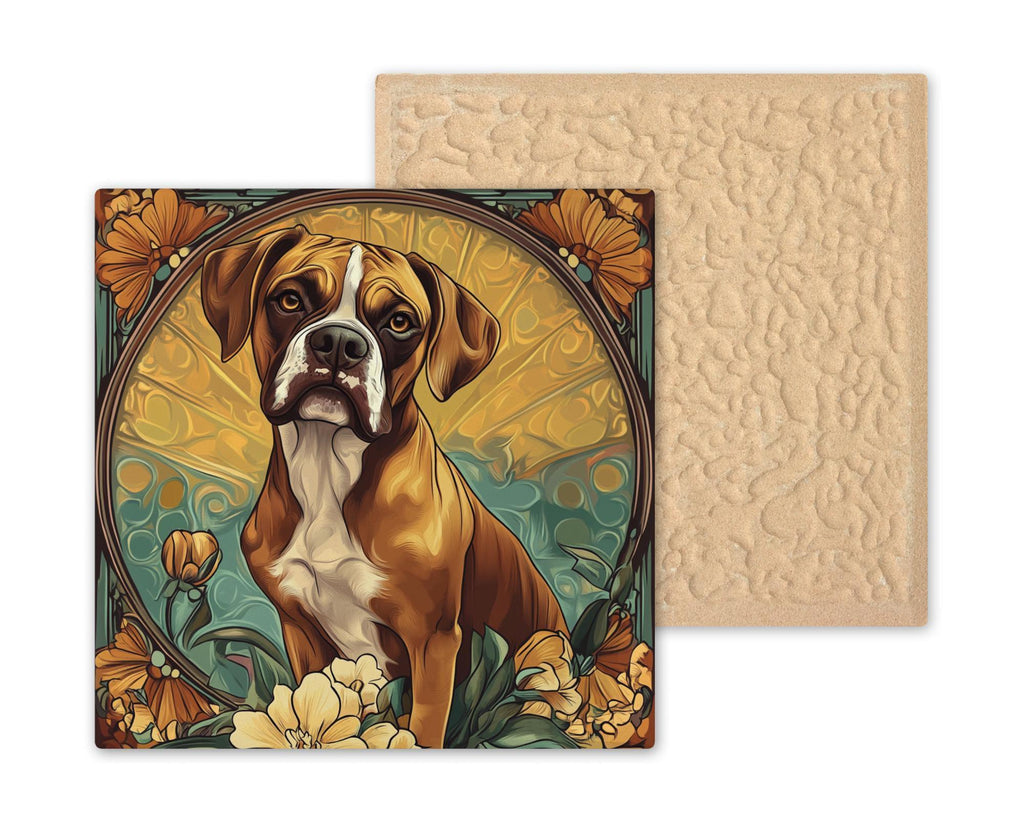 Boxer Dog Wall Art Ceramic Tile Dog Lover Gift Boxer Breed Decor Portrait Art Boxer Owner Gift Tile