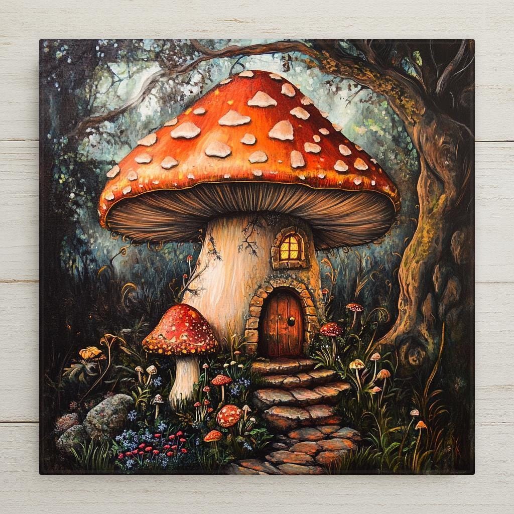 Looking for a gift with personality? This tile is perfect for fairy lovers, mushroom collectors, and fantasy fans. Whether for a birthday, housewarming, or cozy fall gift, it’s both charming and memorable.