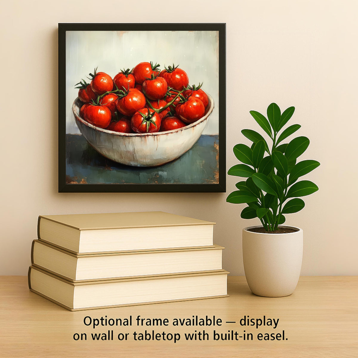 Tomato Ceramic Art Tile: Mediterranean Wall Decor Kitchen Accent Tuscan Home Decor Wall Art Kitchen Garden Italian Farmhouse Vegetable Art