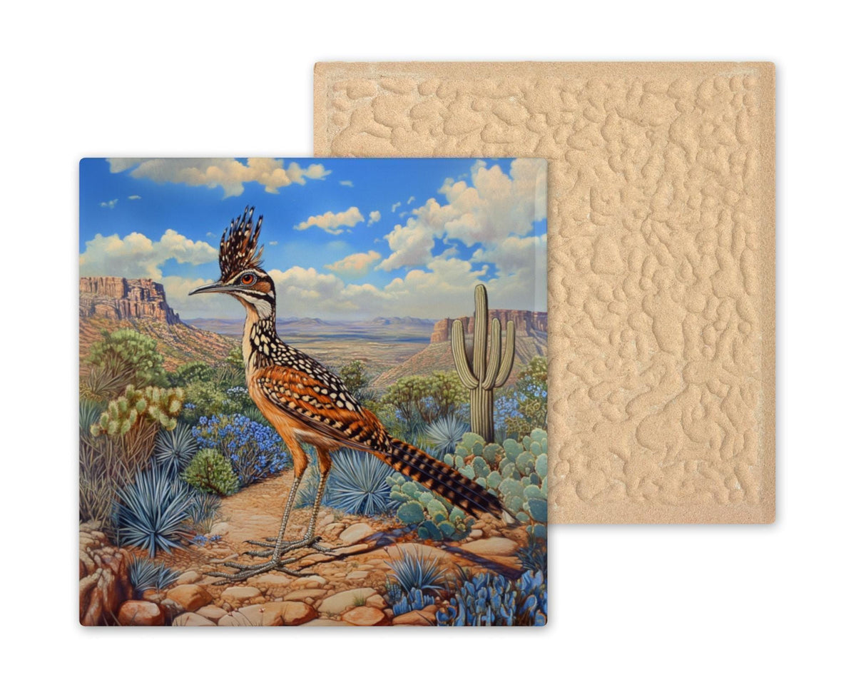 Roadrunner Wall Art Ceramic Tile Southwest Decor Desert Bird Gift New Mexico Decor Place Identity Nature Art