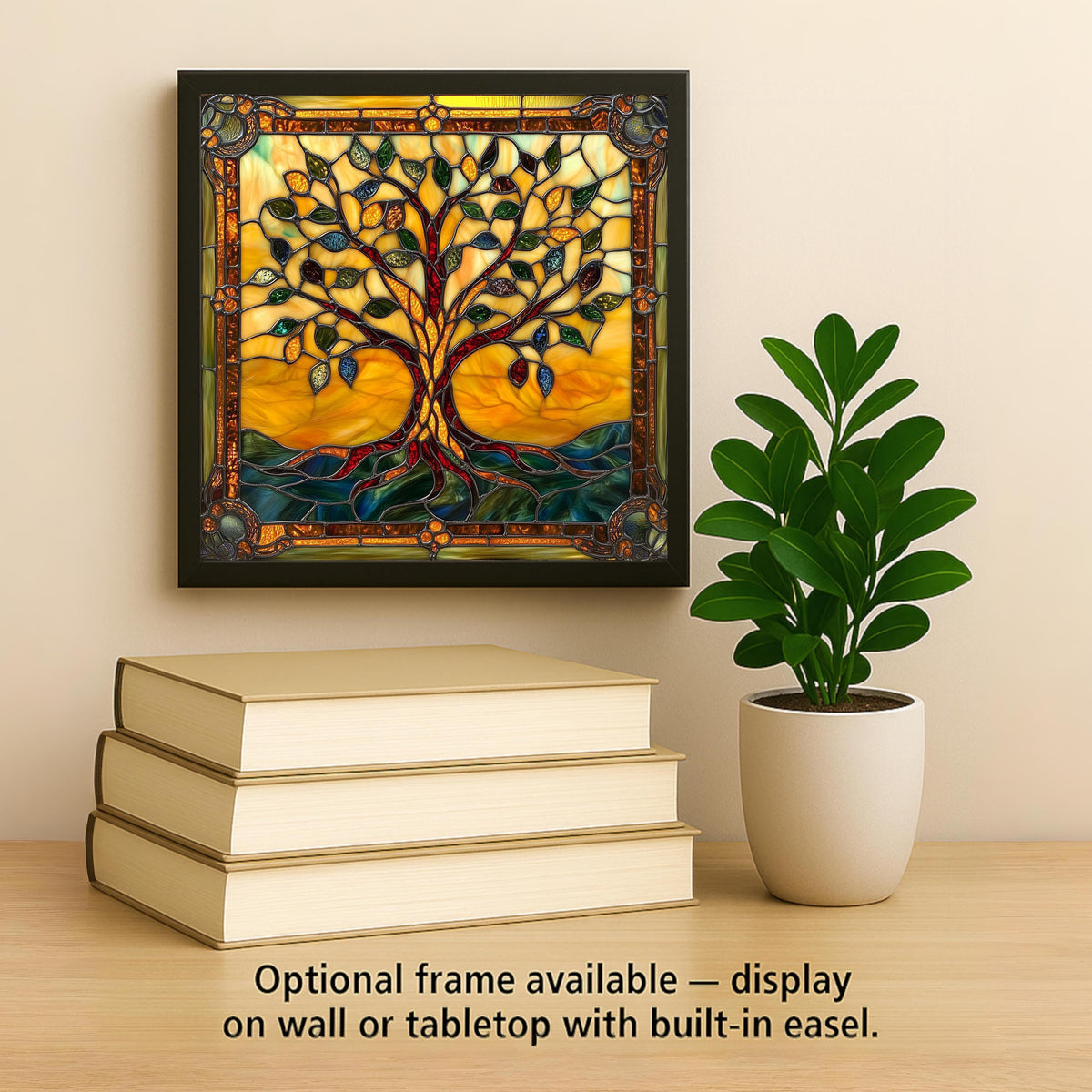 Tree of Life Wall Art Ceramic Tile Spiritual Gift Celtic Decor Nature Art Symbolic Celtic Nature Gift Place Identity