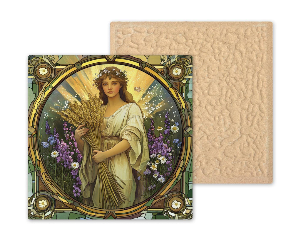 Virgo Wall Art Ceramic Tile Zodiac Gift Virgo Birthday Decor Astrology Lover Gift Virgo Star Sign Tile