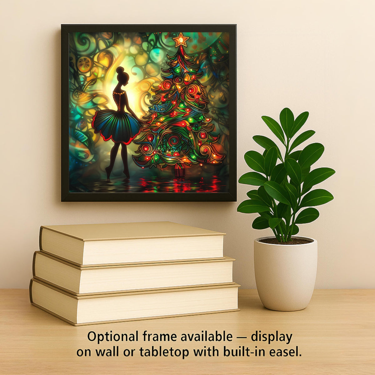 Nutcracker Wall Art Ceramic Tile Christmas Gift Ballet Decor Dance Lover Gift Ballerina Art Holiday Tile