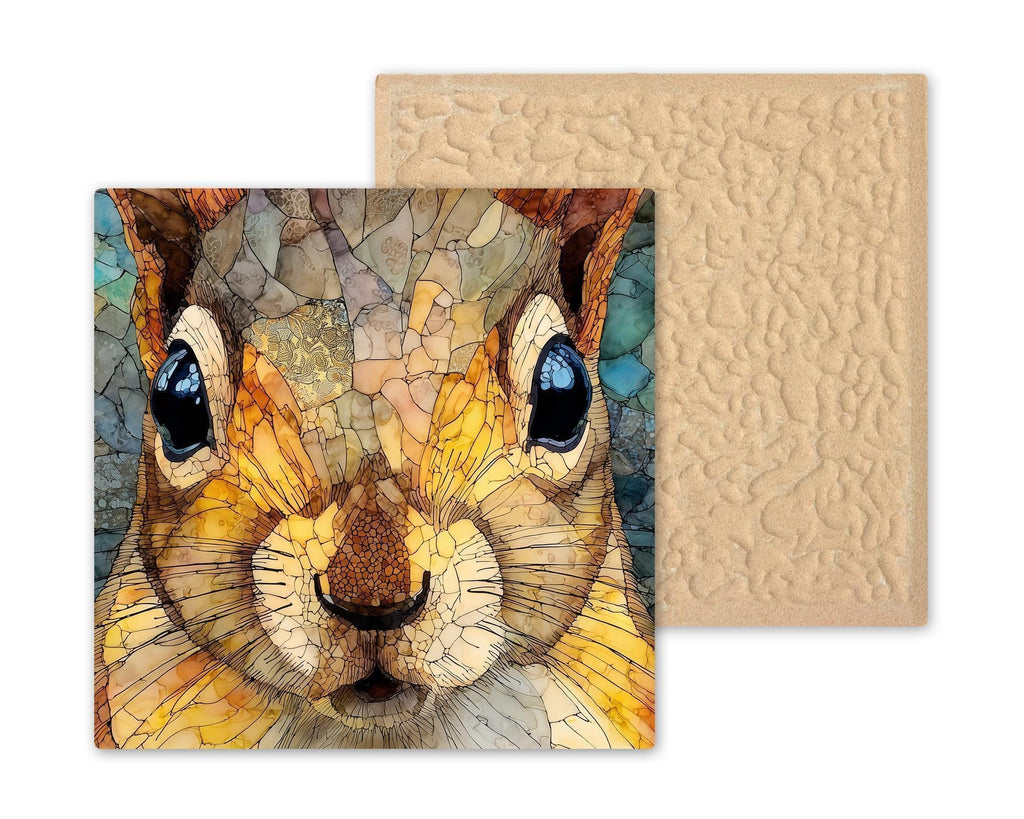 Squirrel Wildlife Wall Art Ceramic Tile Woodland Animal Gift Nature Inspired Decor Squirrel Lover Art Gift Tile