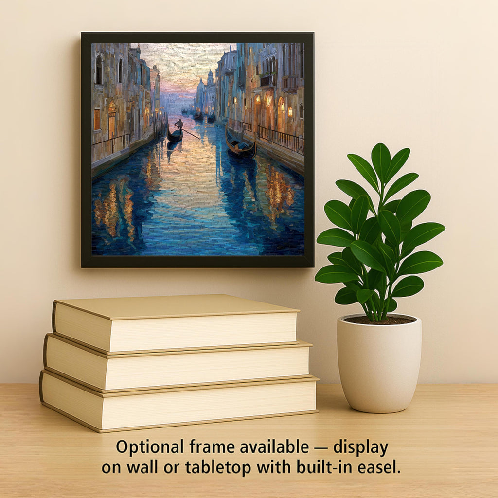 Venice Canal Ceramic Art Tile: Travel Decor City Art Place Identity Home Decor Wall Art