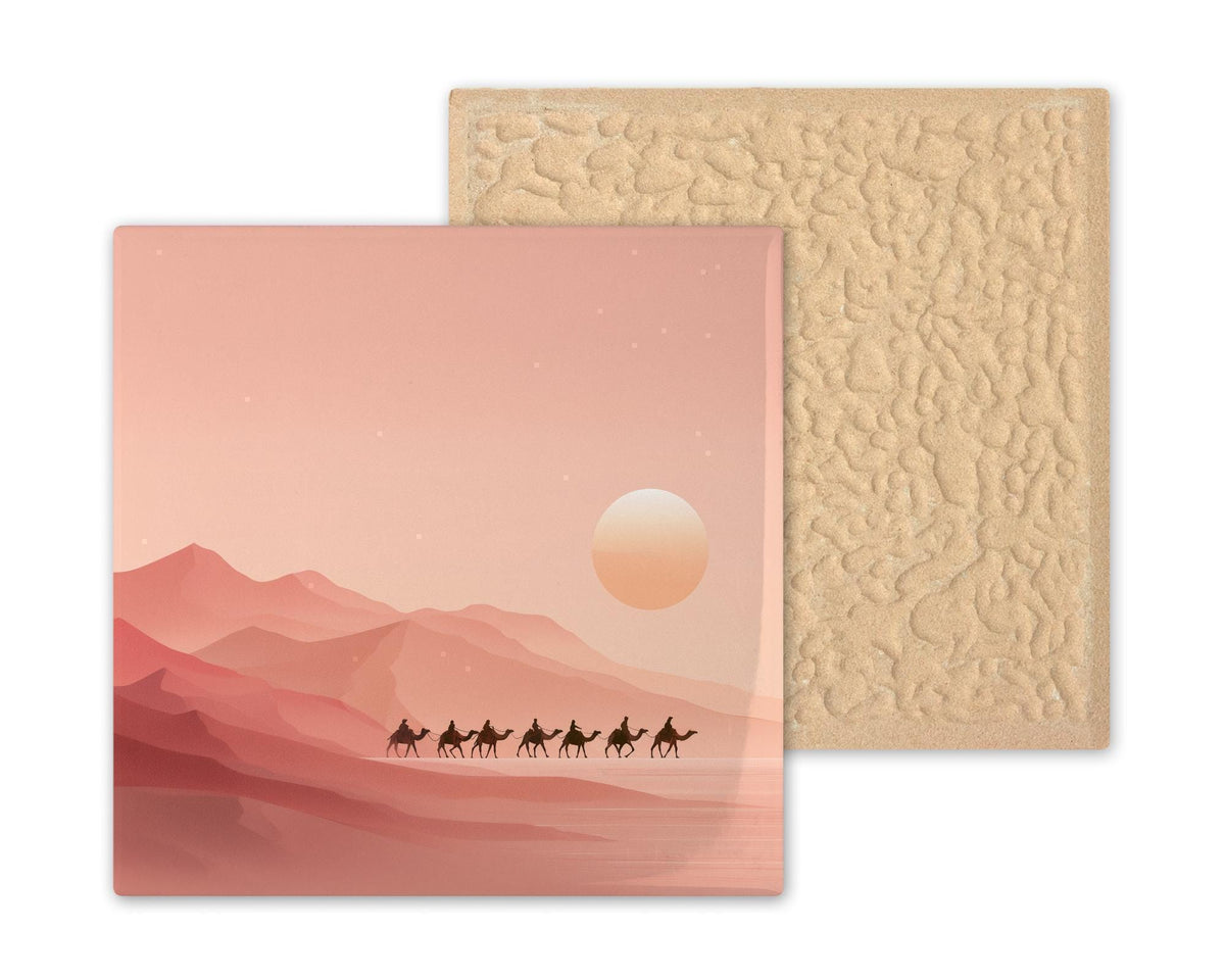 Camel Wall Art Ceramic Tile Desert Decor Boho Home Gift Camel Lover Gift Southwest Animal Nature Tile