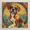 Looking for a unique and memorable gift? This Art Nouveau Boxer tile is perfect for dog lovers, Boxer breed enthusiasts, or vintage decor fans. Whether for a birthday, housewarming, or pet memorial, it makes a heartfelt and artistic present.