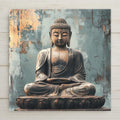Add timeless serenity to your home with this rustic Buddha ceramic tile, perfect for yoga, meditation, or mindful décor. A peaceful gift and wall accent.