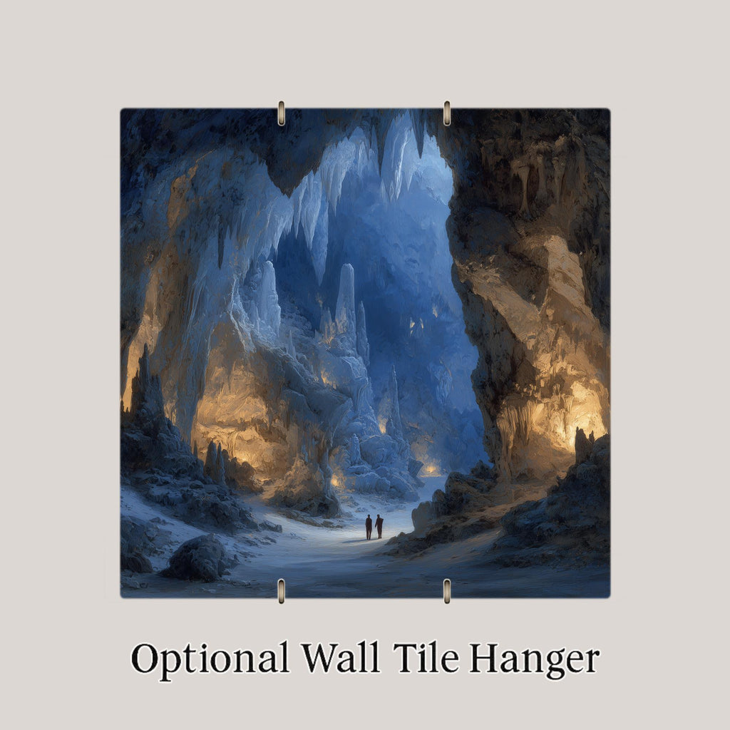 Carlsbad Caverns Wall Art Ceramic Tile New Mexico Gift National Park Underground Decor Cave Art Place Identity Southwest Gift