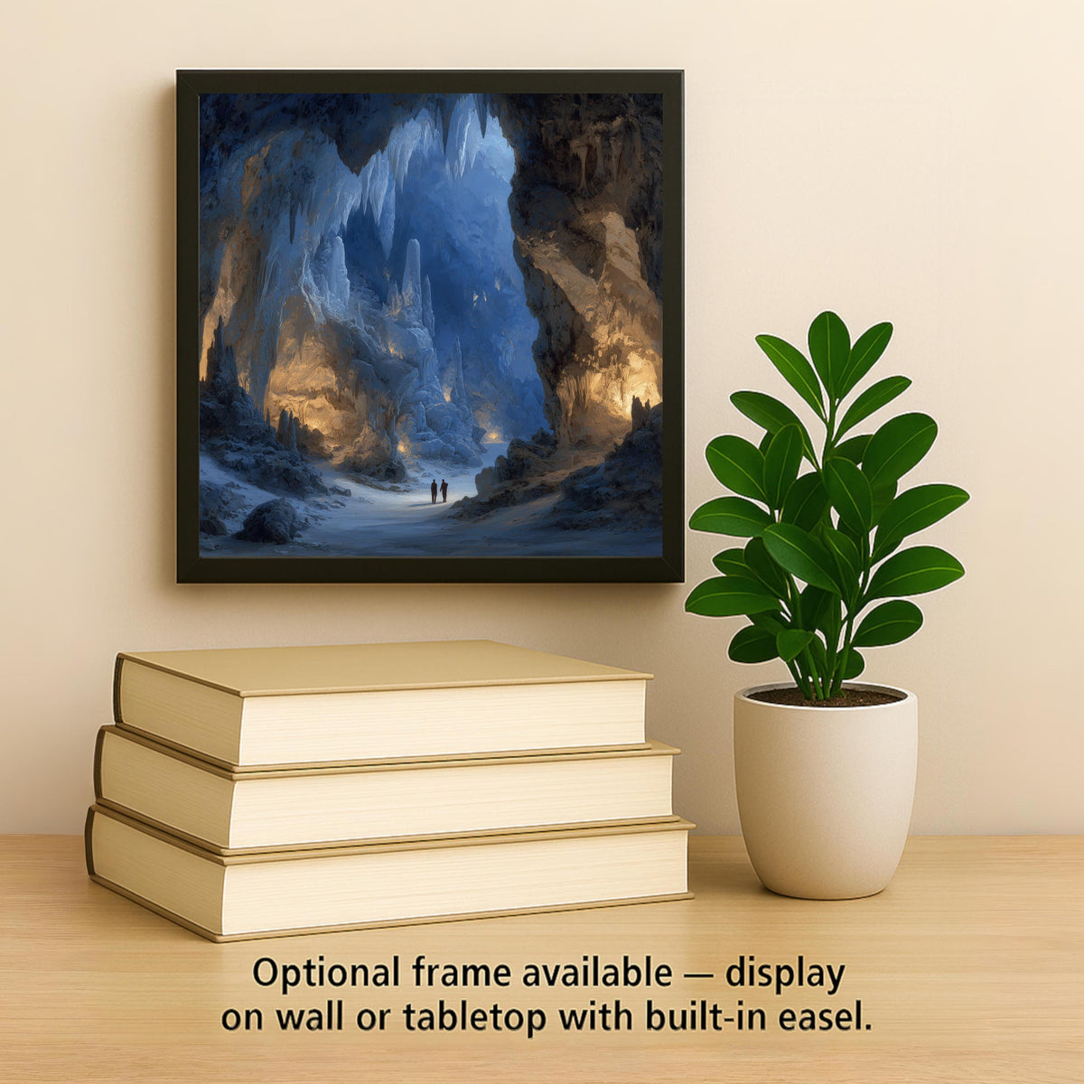 Carlsbad Caverns Wall Art Ceramic Tile New Mexico Gift National Park Underground Decor Cave Art Place Identity Southwest Gift