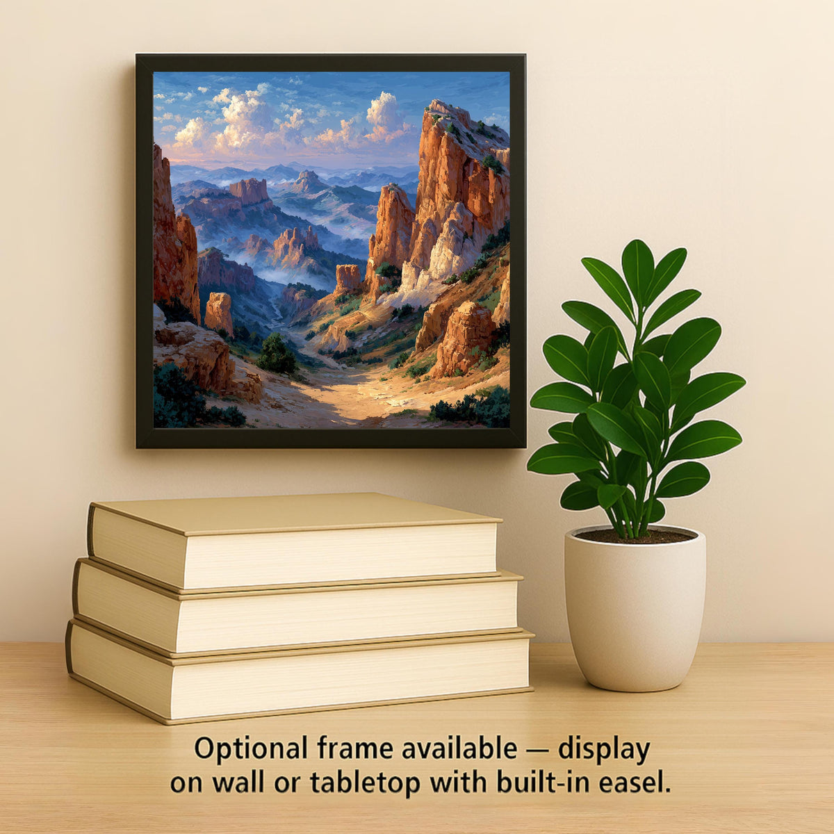 Bryce Canyon Wall Art Ceramic Tile Utah Gift National Park Decor Sunrise Hoodoo Nature Art Place Identity Gift
