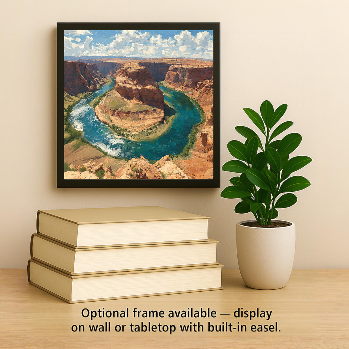Horseshoe Bend Wall Art Ceramic Tile Arizona Gift Southwest Decor Colorado River Art Place Identity Nature Gift Canyon Art