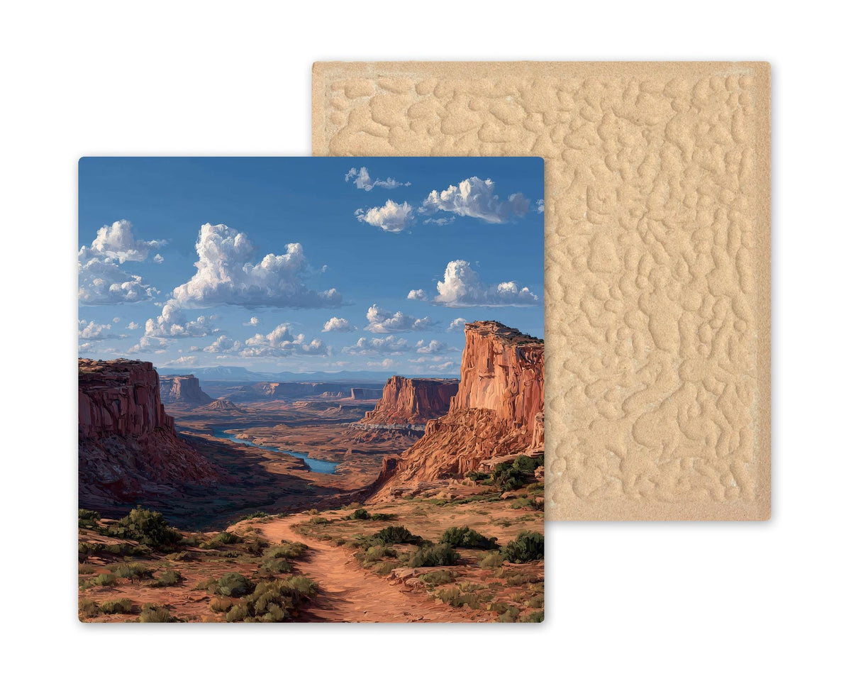 Canyonlands National Park Wall Art Ceramic Tile Utah Gift Island in the Sky Decor Mesa Arch Nature Art Place Identity Gift