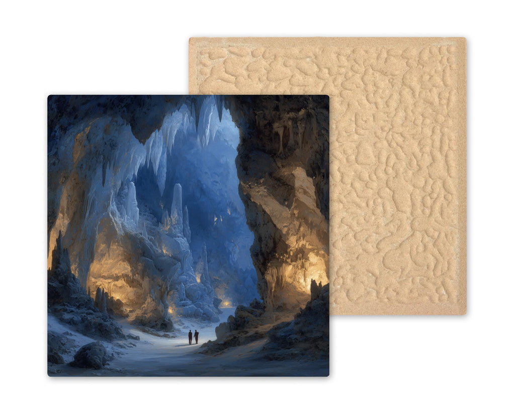 Carlsbad Caverns Wall Art Ceramic Tile New Mexico Gift National Park Underground Decor Cave Art Place Identity Southwest Gift