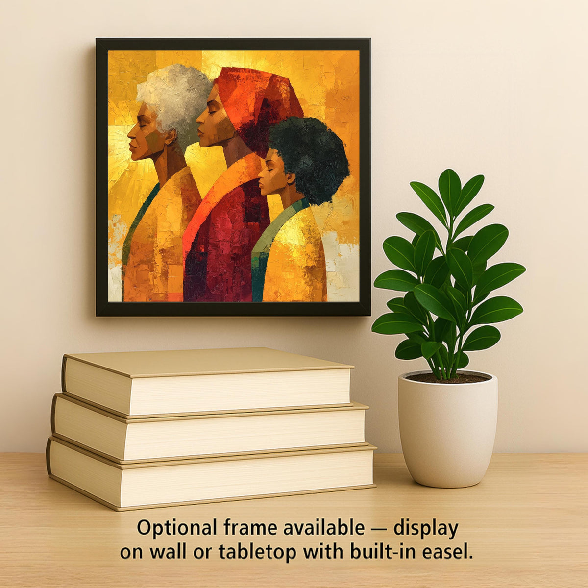 Black History Month Wall Art Ceramic Tile African American Heritage Decor Generations Portrait Painterly Culture Art