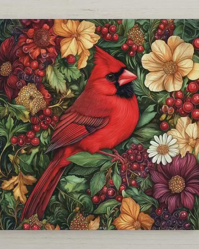 Cardinal Ceramic Art Tile: Memorial Keepsake Sympathy Gift Remembrance Home Decor Wall Art
